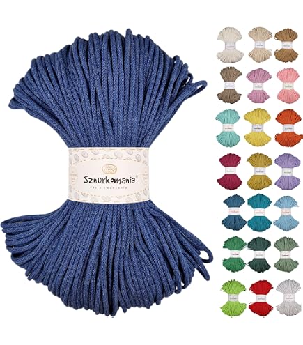 Corda In Cotone Naturale 3mm X 10m – Intrecciata Con Anima – Filo Per Macramè, Fai Da Te, Decorazioni E Legatura – Bianco Grezzo - 4