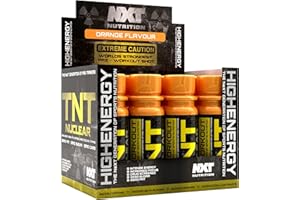 NXT Nutrition TNT Nuclear Shots - Pre Workout Drink 12 x 60ml | Orange