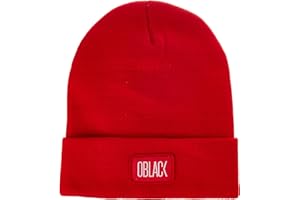 Oblack Gorro de Hombre | Gorro de Punto con Dobladillo | Beanie de Invierno para Mujer | Hat Elástico y Transpirable | Boina Unisex | Gorro cálido Polar