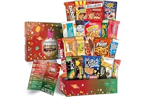 Turkish Munchies by Muekzoin Boîte à bonbons midi américains et japonais avec 21 collations | similaires a American Candy Box | collations de Turquie | Collations pleine grandeur