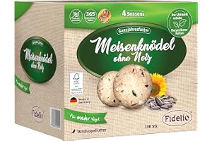 Fidelio tisdumplings utan nät, året runt vildfågelmat proteinrik/energirik | Året runt vildfågelmat proteinrik/energirik, fågelmat för vilda fåglar