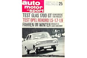 DAS GEBURTSTAGSGESCHENK HISTORISCHE ZEITSCHRIFTEN Echte, historische Zeitschrift von 1965 - Garantiert 60 Jahre alt - Personalisiertes Geschenk 60. Geburtstag Mann - Original aus Jahr 1965 - Die Geschenkidee für Männer - Auto Motor Sport 25/1965