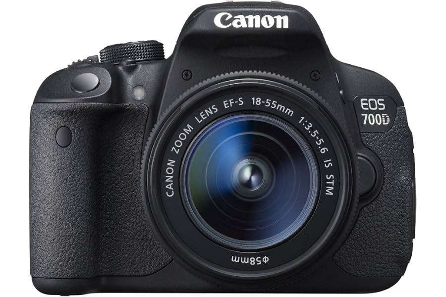 Canon EOS 700D SLR Camera Black 18-55mm IS STM 18MP 3.0Touch LCD FHD (Generalüberholt)