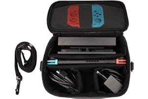 Konix Mythics Sacoche de protection et transport Lunch Bag Nintendo Switch, Switch Lite et Switch OLED - Rangement console, jeux et accessoires - Gris