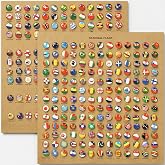 Veemoon National Flag Push Pins 291 Pieces Creative Push Pins for Dashboard Pin World Flags for Maps Bulletin Boards Notes an