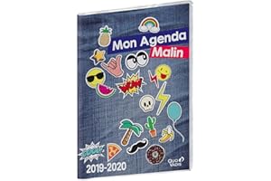 Quo Vadis Mon Malin CM1-CM2 Weekly Academic Diary 21 x 29.7 cm Eco Friendly Year 2021-2022