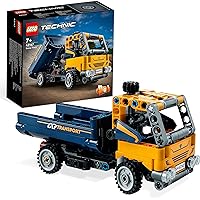 LEGO Technic Camion Ribaltabile, Set 2 in 1 con Camioncino ed Escavatore Giocattolo, Giochi per Bambini e Bambine dai 7 anni 