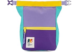 Oso Supply Co - Crux Bouldering Chalk Bucket, Large Size Chalk Bag for Rock Climbing, Chalk Pot with Magnetic Closure, Zippered Pockets and Mesh Pouch for Climbers, Weightlifting, Gymnastics