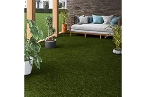 Snapstyle Kunstrasen | Rasenteppich mit Noppen | Wetterfest | Balkon | Terrasse | Outdoor Teppich