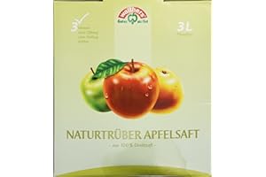 WALTHER'S Walthers Apfelsaft Direktsaft natur, 2er Pack (2 x 3 l Saftbox)