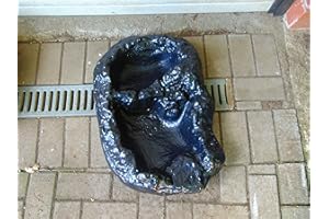 ART-DECOR-KERAMIK PE Bachlaufelemente Schwarz (S)