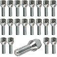 TRACER 20 Wheel Bolts Wheel Bolts M12 x 1.25 28mm Conical Waistband 60° compatible with FIAT