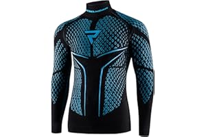 REBELHORN Therm II motocyklowa koszulka funkcyjna z długim rękawem, odzież termoaktywna, ultralekka i delikatna na zimne dni