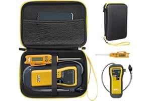 CaseSack Detektorkoffer für UEi Testgeräte CD100A Brennbares Gaslecksuchgerät & CO71A Kohlenmonoxiddetektor, auch für Techamor Y201, EG Air Y201, Pangea, Klein Tools ET120, ALOPEX