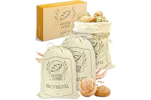 KRUSTENZAUBER Worek na chleb lniany nóż piekarski nóż do ciasta