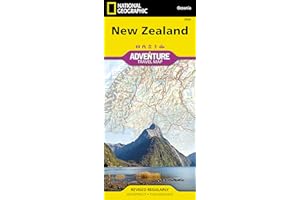 New Zealand Map: Travel Maps International Adventure Map (National Geographic Adventure Map)
