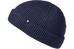 Enter the Complex® Fisherman Beanie, Berretto Uomo e Donna, 100% Lana Merino, a Due Strati