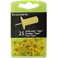 Exacompta Boîte De 100 Épingles D'Affichage Papic - 6 Couleurs Assorties - Pointe 7mm Ø10mm