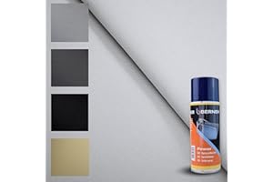 TENDAGGIMANIA Ciel de Toit Voiture Nid d'abeille Kit Tissu + Colle Spray, Ciel Toit Auto Couleur Glace 1450 -Taille 2 MT X 1,5 MT + 1 Colle