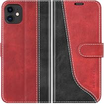 Mulbess IPhone XR Hülle – Leder-Look Flip Case Mit Magnetverschluss, 3 Kartenfächern & Ständerfunktion