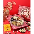Hyperfoods® Bhai Dooj Gift Set For Brother Bhai Dooj Gift Hamper For Brother Gift For Brother Bhai Dooj Tika Dry Fruits Pack Of 6 Raisins Cashew Almond