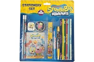 EURO PUBLISHING SpongeBob - Set cancelleria (Composto da 14 Pezzi)