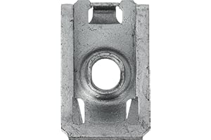 Restagraf - Clip-Écrou à Pincer pour Tôle Non Taraudée - Vis M6-1.00 - Fixation sans Perçage - Idéal Carrosserie et Éléments Mécaniques - Réf. 12430