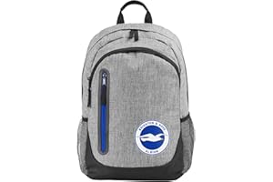 FOCO Officially Licensed Brighton & Hove Albion FC Grey Football Backpack