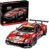 LEGO Technic Ferrari 488 GTE “AF Corse #51”, Modello Auto Sportiva da Corsa, Set da Collezionista per Adulti, Veicoli da Cost