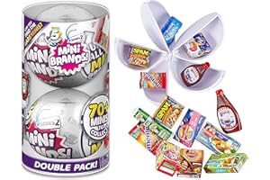 DIKAYI 5 Surprise Mini Brands Series 2 Capsule Collectible (2 Pack) by ZURU