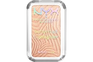 ‎NYX PROFESSIONAL MAKEUP NYX Professional Makeup Highlighter für das Gesicht, Butterweiche Textur, Mit pflegender Sheabutter, Mangobutter und Mandelbutter, Vegan, Buttermelt Highlighter, Farbe: Glaze It Butta