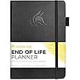 Clever Fox End of Life Planner – Final Arrangements Organizer for Beneficiary, Will Preparation, Last Wishes & Funeral Planning, A5 (Black)