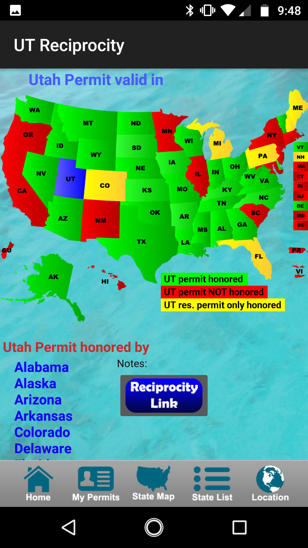 CCW Concealed Carry 50 State Guide Amazon.co.uk Apps & Games