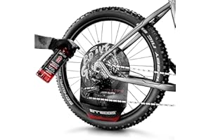 ERRECOM 1000 Miglia Brake Guard, Osłona Ochronna do Czyszczenia Łańcucha Rowerowego, Ochrona Hamulców Tarczowych przed Zabrudzeniem podczas Czyszczenia, Zintegrowana Kieszeń na Zanieczyszczenia