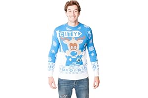 INCONNU New Camp Ltd New Unisex Mens Womens Jumper Christmas Xmas Novelty Retro Fairisle Santa Party Sweater Jumpers Exclusively to Sizes - S/M/L/XL/2XL/3XL/4XL