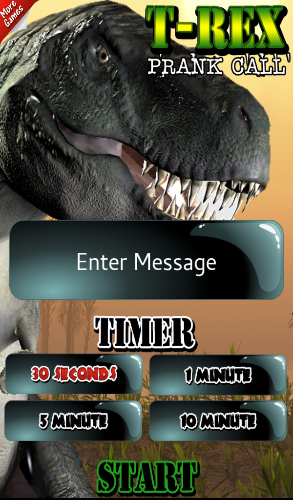 T Rex Prank Call Amazon De Apps Fur Android