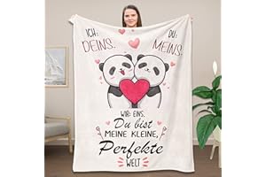 Belloxis Ich Liebe Dich Geschenke für Manner Jahrestag , Ihn/Sie Kuscheldecke Geburtstagsgeschenk Hochzeitsgeschenk Pärchen , Partner