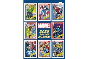 ‎PYRAMID EUROPE GMBH Pyramid – Marvel 2025 Posterkalender, 29,7x42cm, Superhelden-Filmkalender, je Monat ein Poster, nachhaltig nur mit Papierumschlag