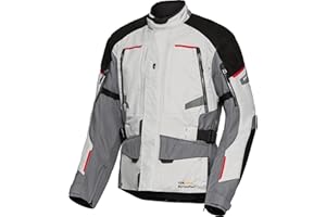 FLM Motorradjacke mit Protektoren Motorrad Jacke Touren Leder-/Textiljacke 4.0, Herren, Tourer, Ganzjährig