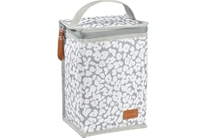 BÉABA - Borsa Termica Portapasto per Neonati, Contenitore Molto Capiente, Tasca per Biberon, Borsa per Trasportare Pasti Completi, Pieghevole, Materiale Morbido e Impermeabile
