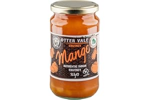 Otter Vale Mango Chutney, Authentic Sweet Mango Direct from India, Hand-Made in Devon, Gluten-Free, 567g Glass jar