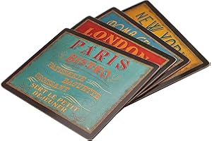 Portmeirion Home & Gifts Pimpernel - Juego de 4 manteles Individuales (tamaño Grande), 40,1 cm x 29 cm