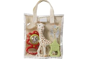 SOPHIE LA GIRAFE Vulli 516343 Zestaw Zabawek, Wielokolorowy, ‎15 x 10 x 5 cm; 120 g, 4 Elementy