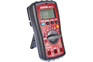 Benning MM 5-2 TRMS-Digital-Multimeter, 044071, Rot, Schwarz