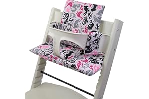 BABYS-DREAMS Cuscini per seggiolone per bambini Stokke Tripp Trapp, cuscini sostitutivi, 20 colori a scelta, 2 pezzi