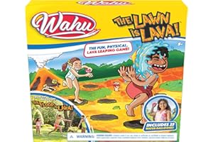 WAHU The Lawn is Lava: The Fun, Physical, Lava Leaping Game is now Outdoors! | Includes 25 Water Balloons | Kids Outdoor Garden Party Games | Ages 5+