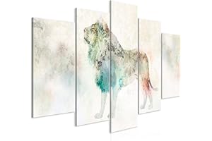 murando Quadro Acustico Animale 5 pezzi schiuma acustica Quadri Moderni su Tela non Tessuta Stampa Protezione dai Rumori Fonoassorbente