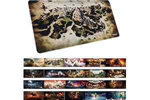 TRAVLN 70x30 cm Desk Mat| Premium Desk Pad Large | 3mm Thick Large Mouse Mat Mouse Pad | Desk Pad Protector for Office and Home | Laptop Desk Writing Pad Blotter Pad (Secret Stronghold)