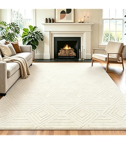 IKEA ENGELSBORG Rug, Low Pile, 160x230 cm, Beige : Amazon.co.uk
