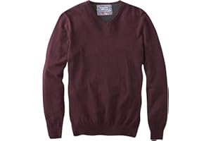 Charles Wilson Jersey de Punto Fino de Algodón Cuello Pico para Hombre